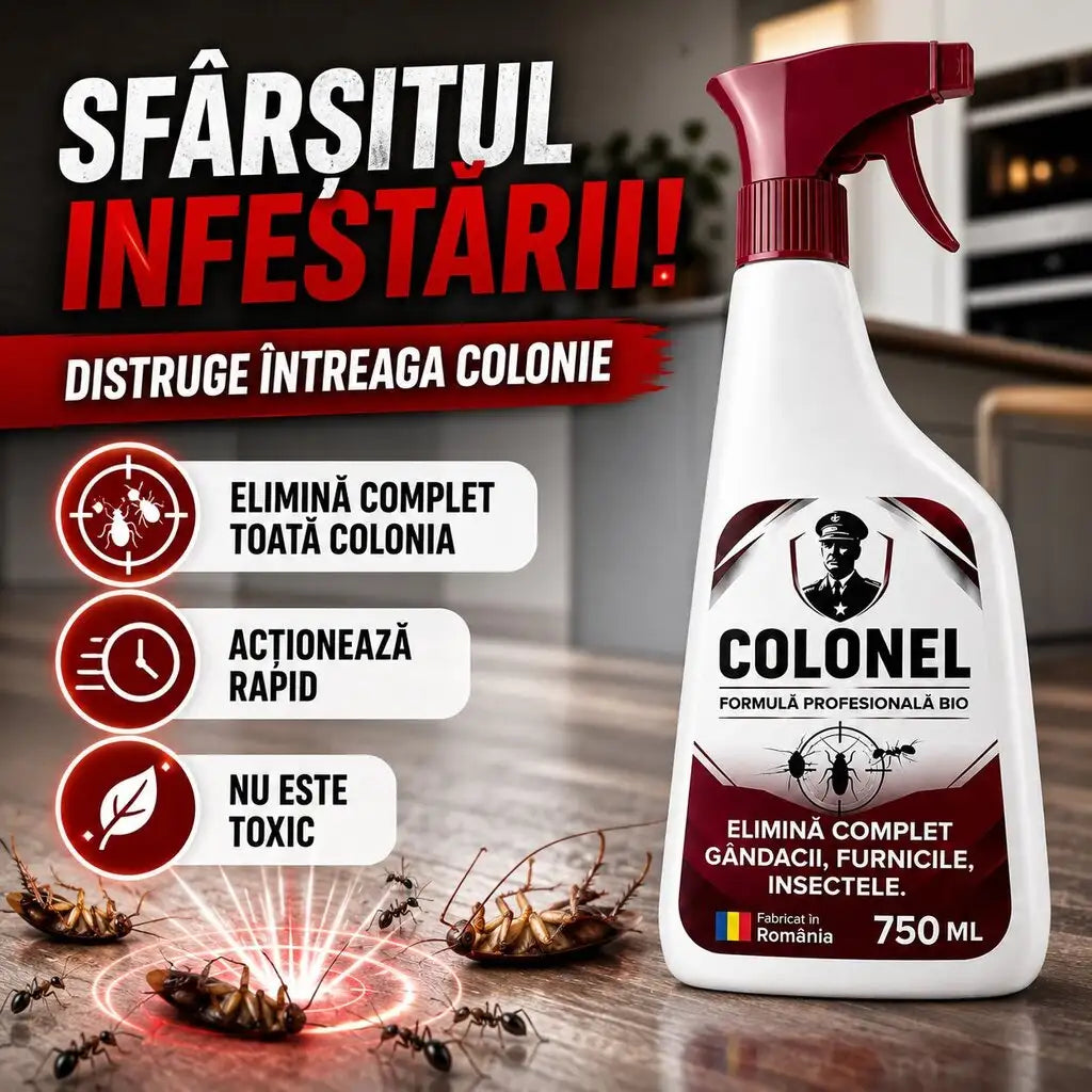COLONEL® 750ML - Elimină Gândacii și Furnicile