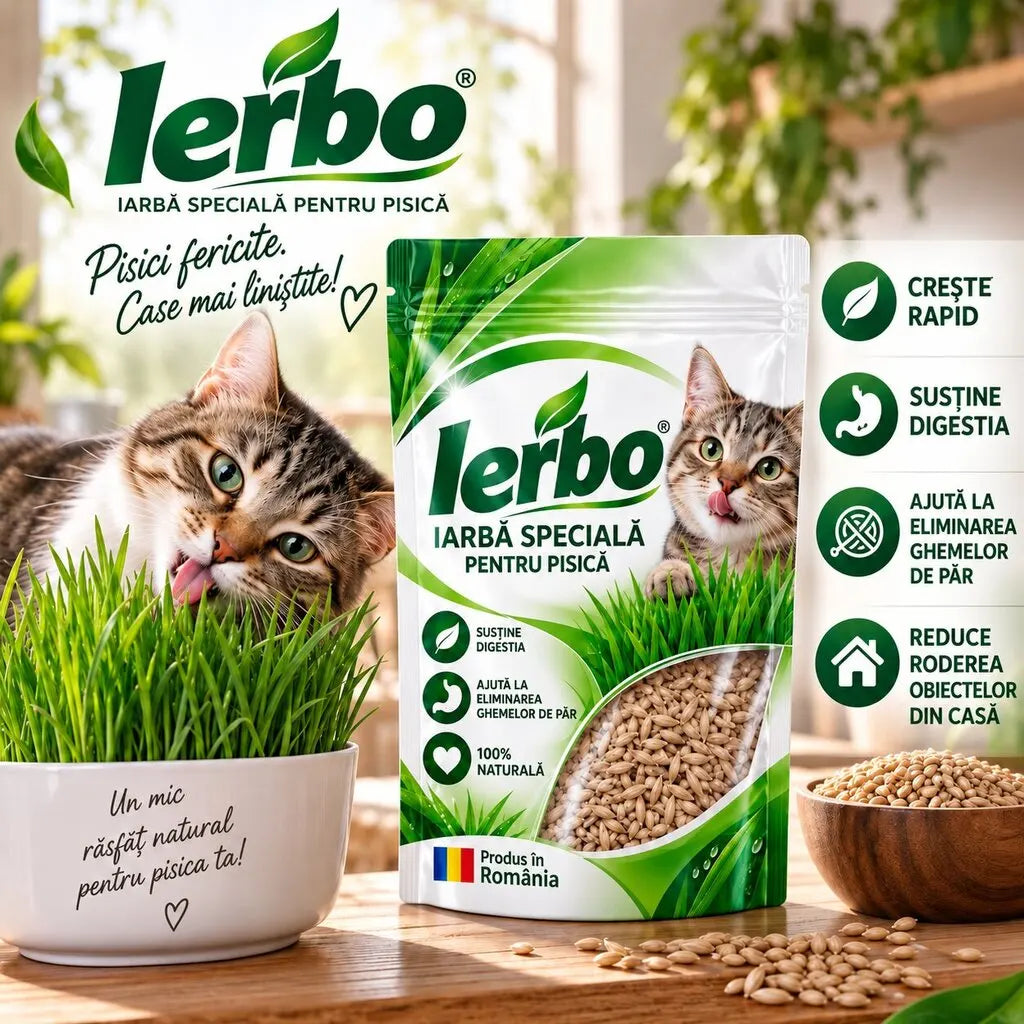 IERBO® - Semințe Iarbă Specială Pisică