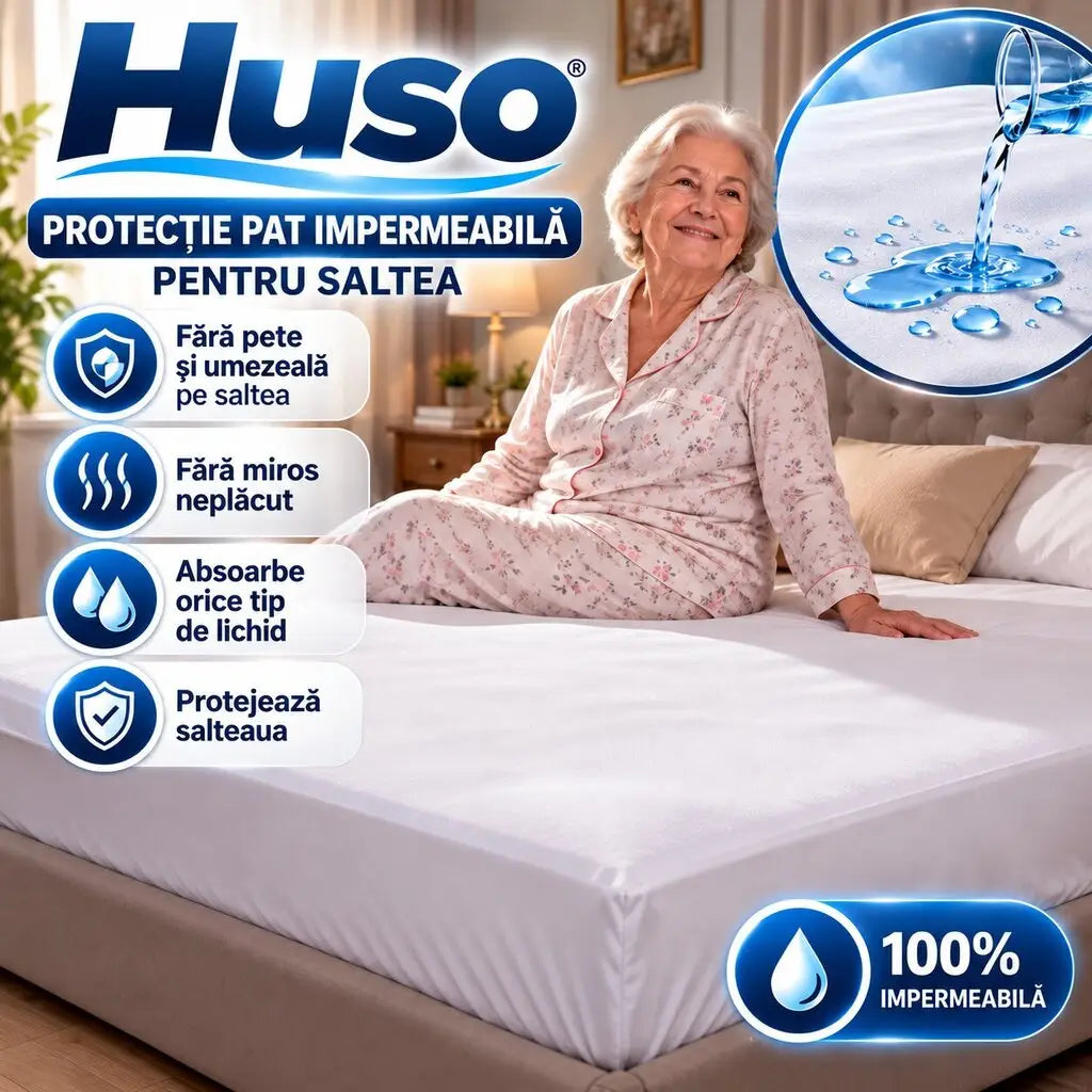 HUSO® - Protecție Pat Impermeabilă
