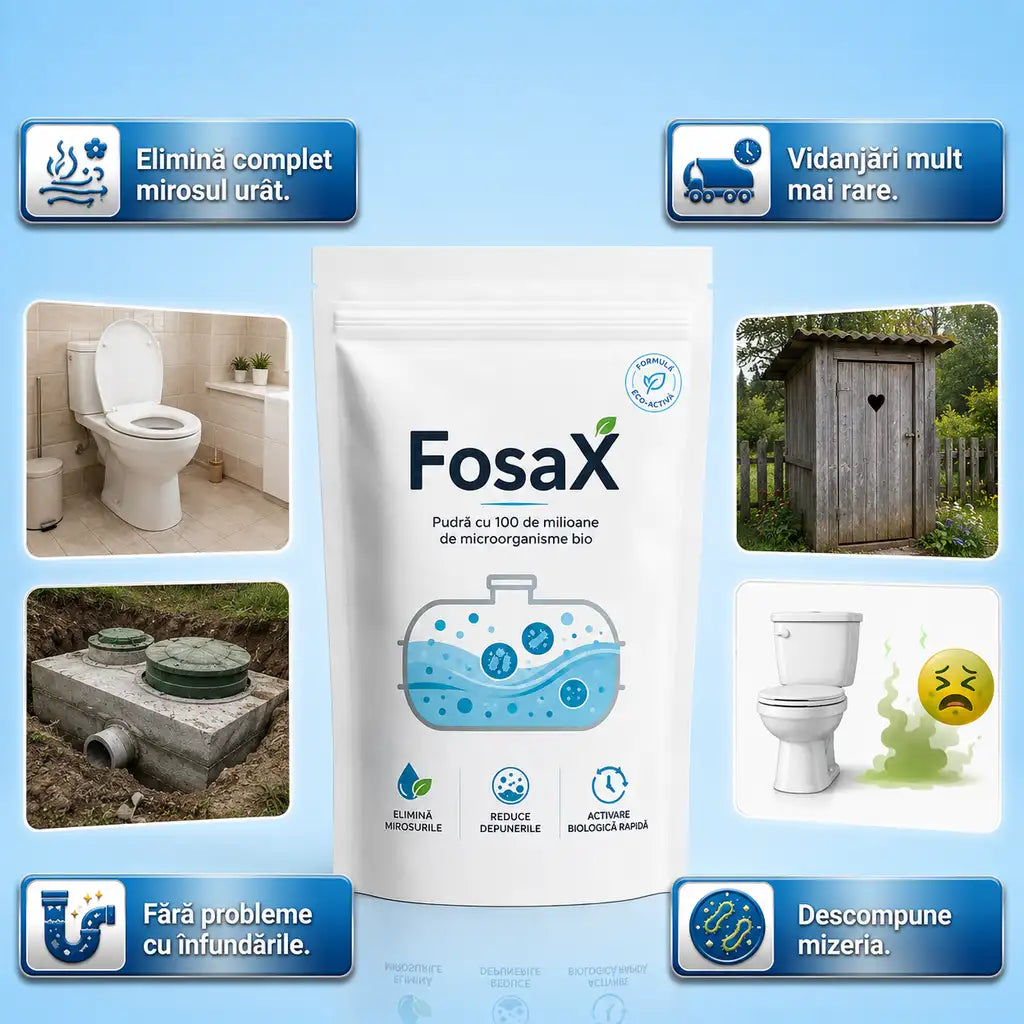 FosaX - Fără miros și fără vidanjări dese